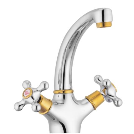 Basin Mixer Victorian Series (Full Round)
