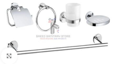 Accessories Set 6 pcs Chrome