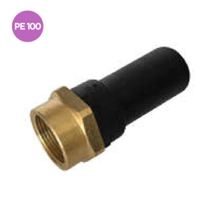 TRANSITION ADAPTOR (SDR 11 PE BRASS MS-58 MALE THREAD WATER 16 BAR INJECTED – LONG SPIGOT)
