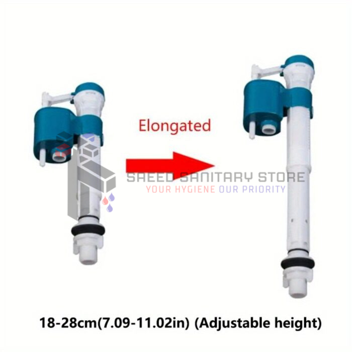 Water Tank Connected Dual Flush Button Fill Toilet Cistern Inlet Drain Valve Replacement Kits for Toilet Tanks Syphon - Image 2