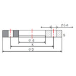 FLANGE (PP COATED STEEL PN 10/16) - Image 2