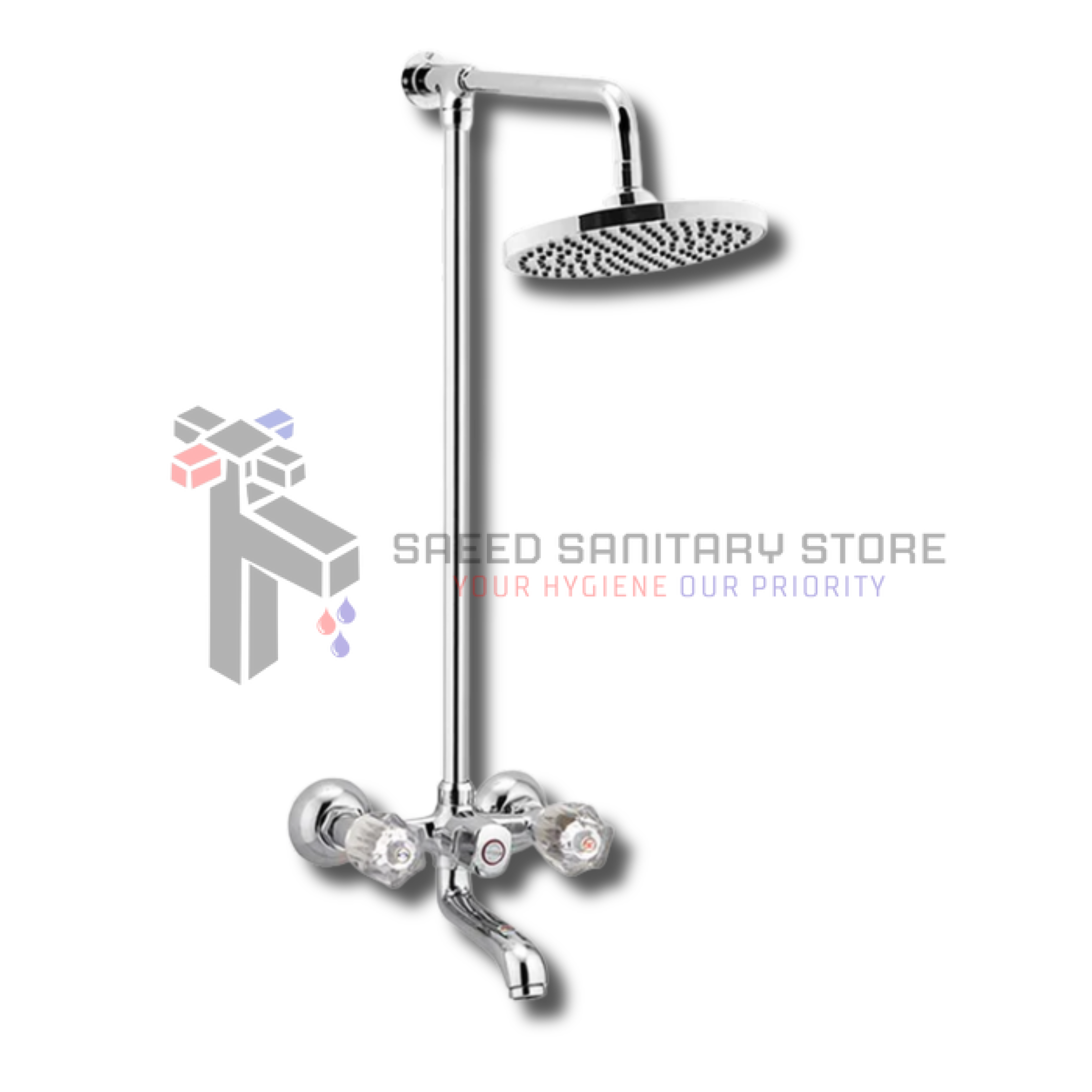 WALL SHOWER 2 KNOBS (Art # 2203) WALL SHOWER 2 KNOBS (Art # 2203) - Image 1