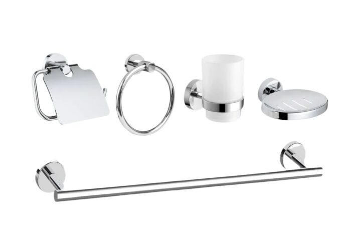 Accessories Set 6 pcs Chrome - Image 1